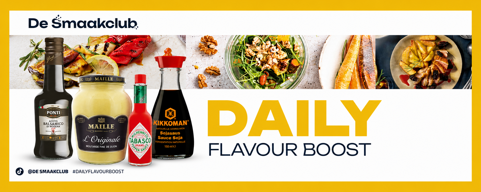 smaakclub banner daily flavour boost